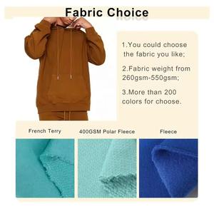 ชุดวอร์มผู้ชายสำหรับฤดูหนาว สไตล์สตรีทแวร์ ปรับแต่งได้ ผลิตจากผ้าฝ้าย 100% ชุดออกกำลังกาย ชุดกีฬา ชุดวิ่งจ๊อกกิ้ง ชุดฮู้ด - Product Image 2