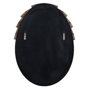 Lamont espejo redondo de ratán decoración de pared hecha a mano para baño sala de estar hogar acento India - Product Image 5