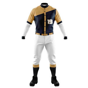 Ensembles d'uniformes de baseball de haute qualité Nouveau style de vêtements de sport Imprimé Séchage rapide Respirant Uniformes de baseball de grande taille pour adultes - Product Image 1