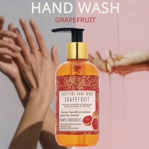 Savon liquide hydratant pour les mains à l'aloe vera et au parfum de pamplemousse, nettoyant quotidien doux à la glycérine pour une peau douce et saine - Product Image 4