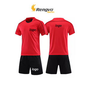เครื่องแบบผู้ตัดสินฟุตบอลเสื้อเจอร์ซีย์แห้งเร็วแบบสั่งทำสำหรับสโมสรกีฬาฝึกซ้อมกีฬา - Product Image 6