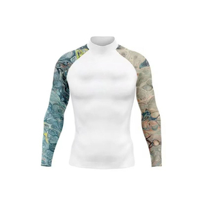 2025 nouveau Rash Guard à manches longues sublimé personnalisé pour adultes BJJ & MMA vente en gros Arts martiaux porter Jiu Jitsu Rashguards - Product Image 6