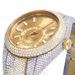 Relojes Diamond Iced Out, reloj de diamantes de lujo para hombres, reloj automático envío gratis para hombres, reloj de estilo para hombres - Product Image 1