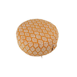 Cojín Redondo de Meditación Zafu, Sin Pliegues, Estampado Completo, 100% Algodón, Desmontable y Lavable - Product Image 5