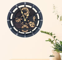 Horloge murale analogique en métal sculpté au design unique, impression numérique, couleur et taille personnalisées pour la décoration intérieure, salon, Inde