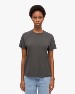 Camiseta ajustada personalizada para mujer 2025, camiseta de corte Regular básica de alta calidad con patrón estampado de algodón para mujer - Product Image 1