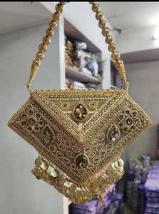 Porte-monnaie en métal gaufré fabriqué à la main sur mesure finition métallique idéal pour les magasins d'accessoires de mode pour la revente - Product Image 2