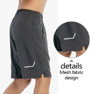 Shorts de sport 100% coton de haute qualité pour hommes Shorts de course d'entraînement avec poches en gros pour l'entraînement - Product Image 2