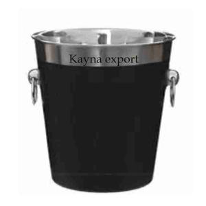 หัตถกรรมหล่อโลหะตอกถังพร้อมด้ามจับโลหะกวางเรนเดียร์ถังน้ําแข็งแช่ไวน์สําหรับเคาน์เตอร์บาร์และโรงแรม - Product Image 4