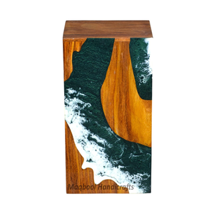 Resin and Wooden Urn <b>Ashes</b> Cremation Adult Funeral Urn <b>Box</b> Personalized Urn <b>for</b> Human <b>Ashes</b> - Product Image 2