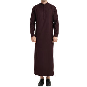 เสื้อคลุมมุสลิมสไตล์อิสลามสำหรับผู้ชายคลาสสิก - Product Image 5