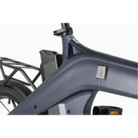 Bicicleta Eléctrica Urbana Plegable DYU T1 de 20 Pulgadas con Motor Central sin Escobillas de 250W, Batería de Litio Integrada de Aleación de Magnesio y Motor Trasero