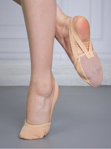 Entrenamiento de baile Zapatos de punta de media suela Gimnasia rítmica Danza Medio zapatos para mujeres Gimnasia rítmica Zapatos de punta - Product Image 2