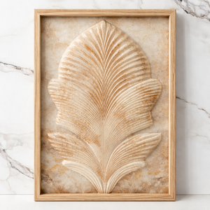 Art mural abstrait en résine avec effet marbre et bois, art décoratif pour les espaces modernes de la maison et du bureau - Product Image 3