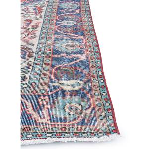 Alfombra de Lana Anudada a Mano de Gran Tamaño, Diseño de Medallón Rojo y Naranja, para Sala de Estar, Pasillo Rectangular, Modelo Pae-2402 - Product Image 4