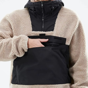 Chaqueta con capucha cortavientos para hombre, nueva, al por mayor, con logo personalizado, para esquí y snowboard, cálida, impermeable, con cremallera - Product Image 5