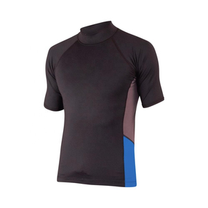 Logotipo impreso personalizado flexible niño adulto ropa de baño de verano de manga corta camisas de protección solar protector contra las erupciones de secado rápido OEM personalizado - Product Image 4