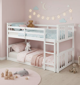 Camas Literas Dobles de Madera Multifuncionales con Escaleras para Dormitorio Infantil - Product Image 1