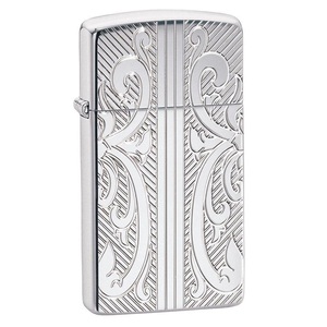 Encendedores Cromados de Alto Brillo Resistentes al Viento al por Mayor - Grabables con Diseño de Motor y Patrón Veneciano para Utensilios de Cocina, Regalo para Hombre - Product Image 4