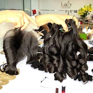 Alta calidad Super doble dibujado hinchable color negro de 100% cabello humano vietnamita con precio al por mayor 2025 - Product Image 3