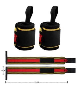 Fabricant de bandages de poignet élastiques personnalisés avec logo, en nylon et polyester, pour la musculation, le fitness, le soutien du poignet, la protection, les sangles - Product Image 4