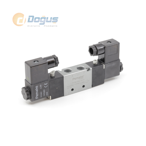 Vanne solénoïde à double bobine PV1E 5/2 220V AC avec options OEM personnalisables - Product Image 1