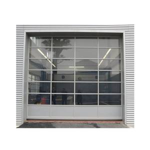 Portes <span class=keywords><strong>de</strong></span> <span class=keywords><strong>garage</strong></span> sectionnelles électriques pliables en verre trempé isolant, modernes et personnalisées pour l'extérieur résidentiel - Product Image 4