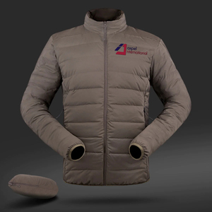 Chaqueta de bombardero unisex ODM invierno PU salvavidas cortavientos cremallera cierre Puffer/a prueba de viento deportes béisbol baloncesto - Product Image 2