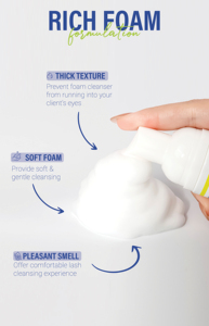 Shampooing cils marque personnalisée corée solution de nettoyage de ventilateur de cils bouteille de shampoing cils vide avec boîte prix d'usine de gros OEM ODM - Product Image 5