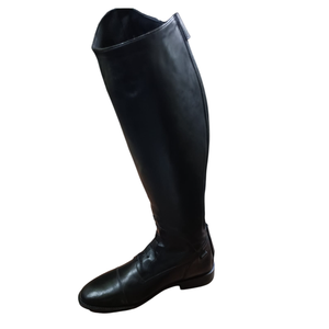 Bottes d'équitation élégantes de haute qualité en cuir véritable, confortables, de style western, durables, avec fermeture éclair YKK et semelle en TPR - Product Image 1