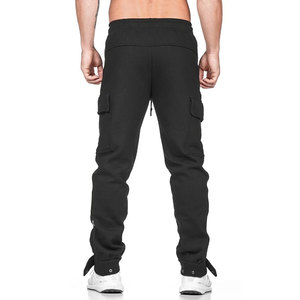 Pantalones Joggers Cargo para Hombre, de Poliéster, Rectos, Transpirables, Ligeros, con Cierre de Cordón, Bolsillos, para Gimnasio, Correr, Casual - Product Image 4