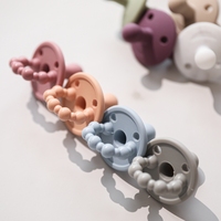 Tétines de biberon en silicone personnalisées et colorées pour bébé