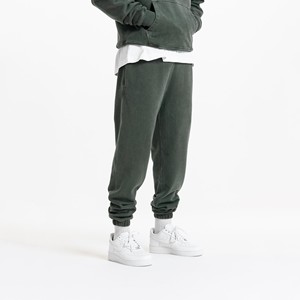 Pantalones Deportivos Rectos para Hombre, Elásticos, Casuales, Holgados, de Felpa Francesa, 100% Algodón, Secado Rápido, Transpirables, con Cierre de Cordón - Product Image 3