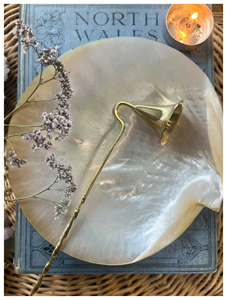 Éteignoir à bougie long en laiton avec poignée d'extinction à mèche sûre Accessoires de parfum en acier pour prévenir les brûlures de cire - Product Image 6