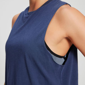 Camiseta Deportiva Transpirable para Mujer, OEM, Tela de Spandex/Poliéster, Sin Mangas, para Yoga, Secado Rápido, Ecológica - Product Image 4