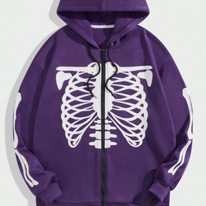 Ropa personalizada de alta calidad para hombre, ropa de calle, sudadera con capucha de diamantes de imitación Hip Hop, jersey de gran tamaño desteñido por el sol personalizado, sudaderas con capucha negras para hombre - Product Image 1