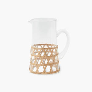 เหยือกทำมือธรรมชาติพร้อมฝาปิดจากหญ้าทะเลดีไซน์ใหม่ทำจากเวียดนามขายดีที่สุดสำหรับตกแต่งงานปาร์ตี้ - Product Image 2