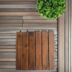 Baldosas de Madera de Acacia de Vietnam Antideslizantes e Impermeables, Pisos Interconectados para Exteriores - Product Image 3
