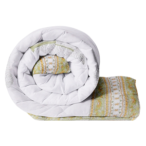 Couvre-lit et Nappe Fleurs Colorées Brodés Main Aari Kantha 100% Coton Duck 150x225cm - Product Image 5