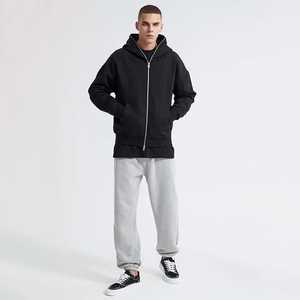 New Fashion Men's <b>Hooded</b> Solid Spring Tracksuit Customized Jogging 2-Piece Set High Quality Quick Dry - Product Image 5