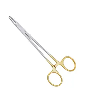 Pinça de suporte de agulha de Mayo Hagar de ponta reta em aço inoxidável, instrumentos cirúrgicos ortopédicos