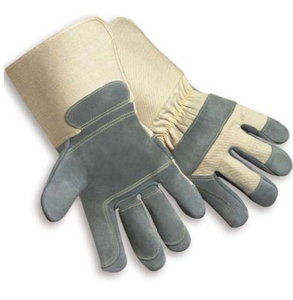 Guantes de cuero Rigger Forro de algodón Seguridad en el trabajo industrial Anti-Corte Anti-impacto Antideslizante Suave Flexible - Product Image 2