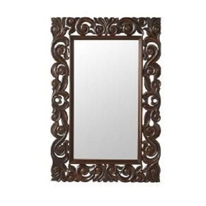 Unique Logo Engraved <b>Wooden</b> Framed Wall <b>Mirror</b> Manufacturer and Exporter Home Wall Decorative <b>Wooden</b> <b>Mirror</b> - Product Image 2