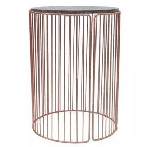 Tables métalliques personnalisées en fil métallique Tables à café, d'appoint et de salle à manger modernes, industrielles et à revêtement par poudre Vente à chaud disponible OEM/ODM - Product Image 2