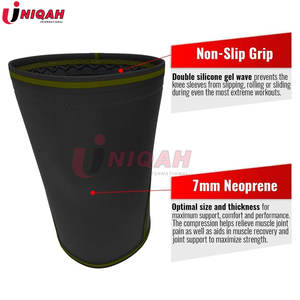 High Performance Premium 7mm <b>Knee</b> <b>Sleeves</b> Powerlifting Weightlifting Compression Support for Squats High Quality <b>Knee</b> Lifting - Product Image 2