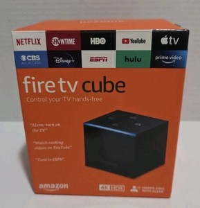 สำหรับ Fire TV Cube รุ่นที่ 3 4K Ultra HD เครื่องเล่นสื่อแบบพลาสติก Wi-Fi 6E Alexa ผลิตในสหรัฐอเมริกา - Product Image 1
