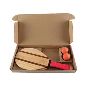 Paleta de Tenis de Madera Moderna Hecha a Mano, Ecológica y de Alta Calidad para Reacciones Rápidas y Rendimiento Mejorado en Deportes de Competición - Product Image 1