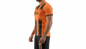 Uniformes de football pour hommes de haute qualité avec logo personnalisé, 100% polyester, séchage rapide, respirant, col en V, dernier design, ensembles de football - Product Image 4