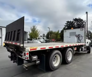 ดีที่สุด!! รถบรรทุกพื้นเรียบแบบ Tandem Axle ขนาด 20 ฟุต รุ่น WorkStar 7500 สำหรับใช้งานระหว่างประเทศ - 350 แรงม้า, ประตูยกขึ้นได้ พวงมาลัยซ้าย/ขวา พร้อมส่งออกทั่วโลก - Product Image 3