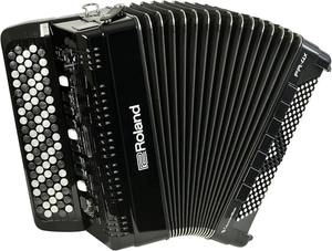 Acordeón V-Accordion FR-8X Diatónico Electrónico de Madera - Instrumento Portátil de 88 Teclas, Color Negro, Origen Estadounidense, 19x18x11 - Product Image 3